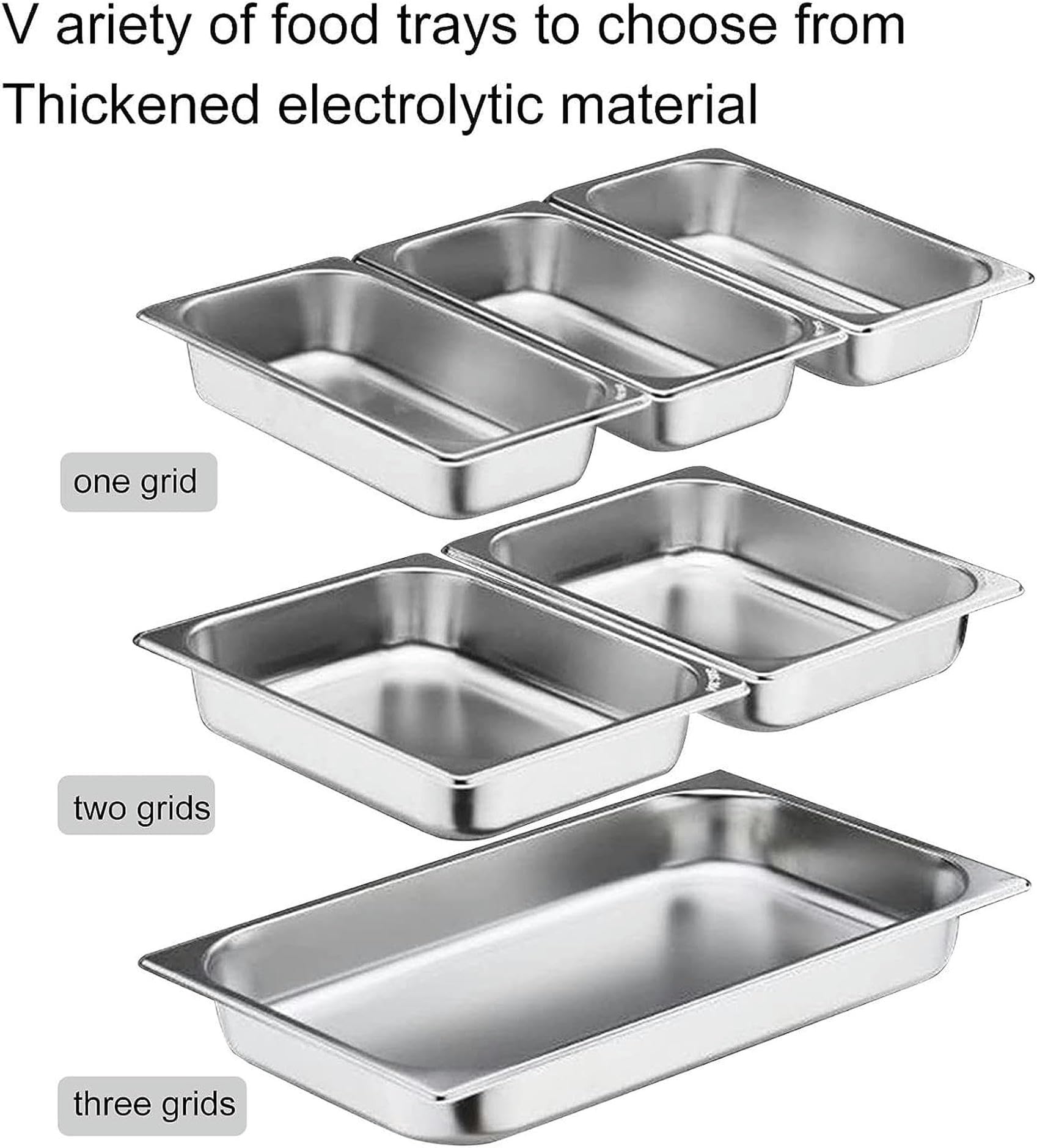 Calentador De Alimentos De 9 litros para Buffet De Fiestas, Calentador Eléctrico con Control De Temperatura, Plato De Acero Inoxidable para Fiestas, Equipo De Buffet para,