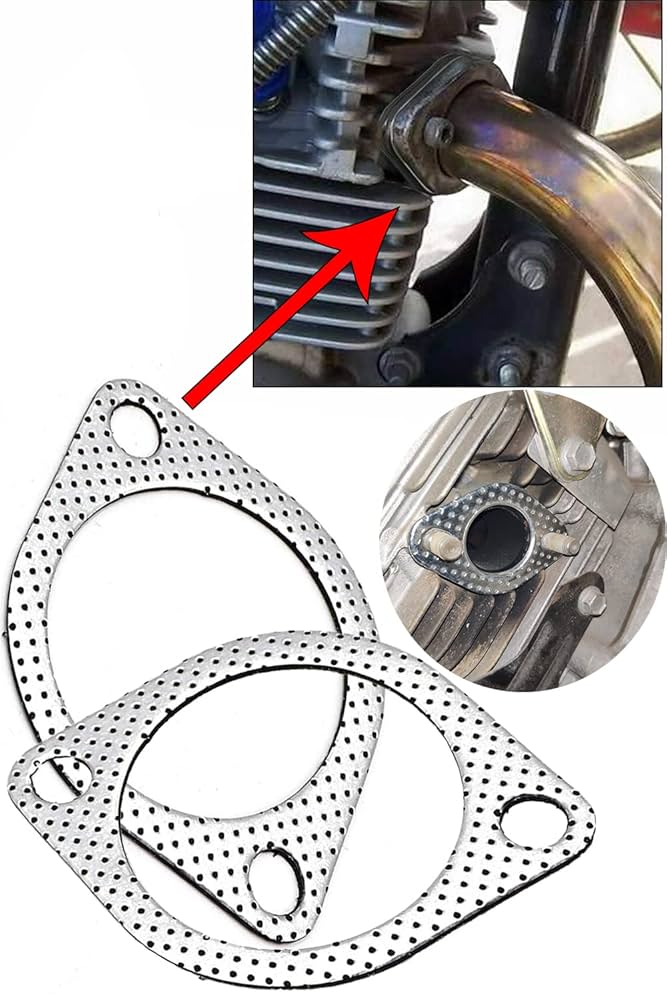 Amazon.co.jp: YFFSFDC マフラーガスケット ターボガスケット