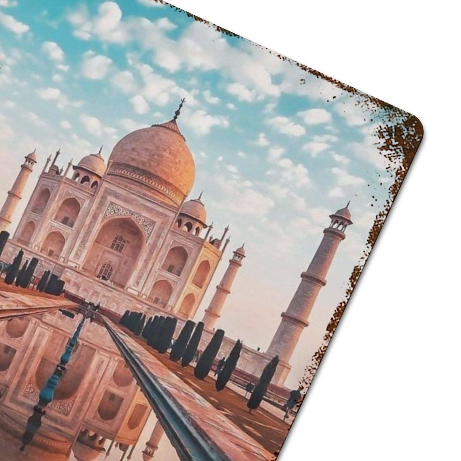 インド タージ・マハル 金属製プレート
