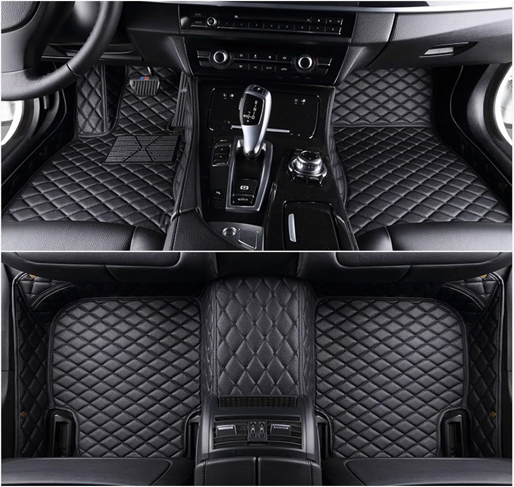 Kaifeng for Dodge Charger 2011-2017 Car Floor Mats Custom Fit All-Weather Covered Car mat Carpet Waterproof Floor Auto Mats (All Black, 2016)