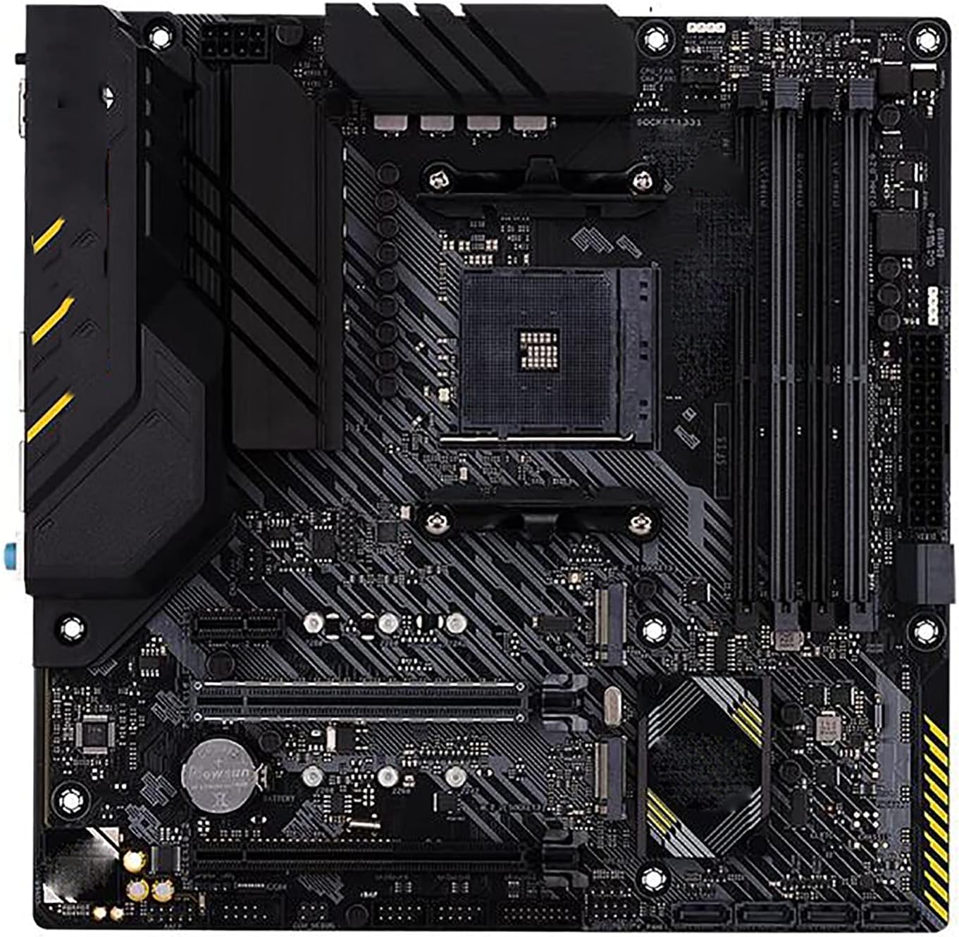 MWKL fit for ASUS TUF Gaming B450M DDR4 4400Mhz 128G, M.2, SATA 6Gb /, USB 3.2 Soporte R3 R5 R7 R9 Desktop AM4 CPU Gaming Motherboard