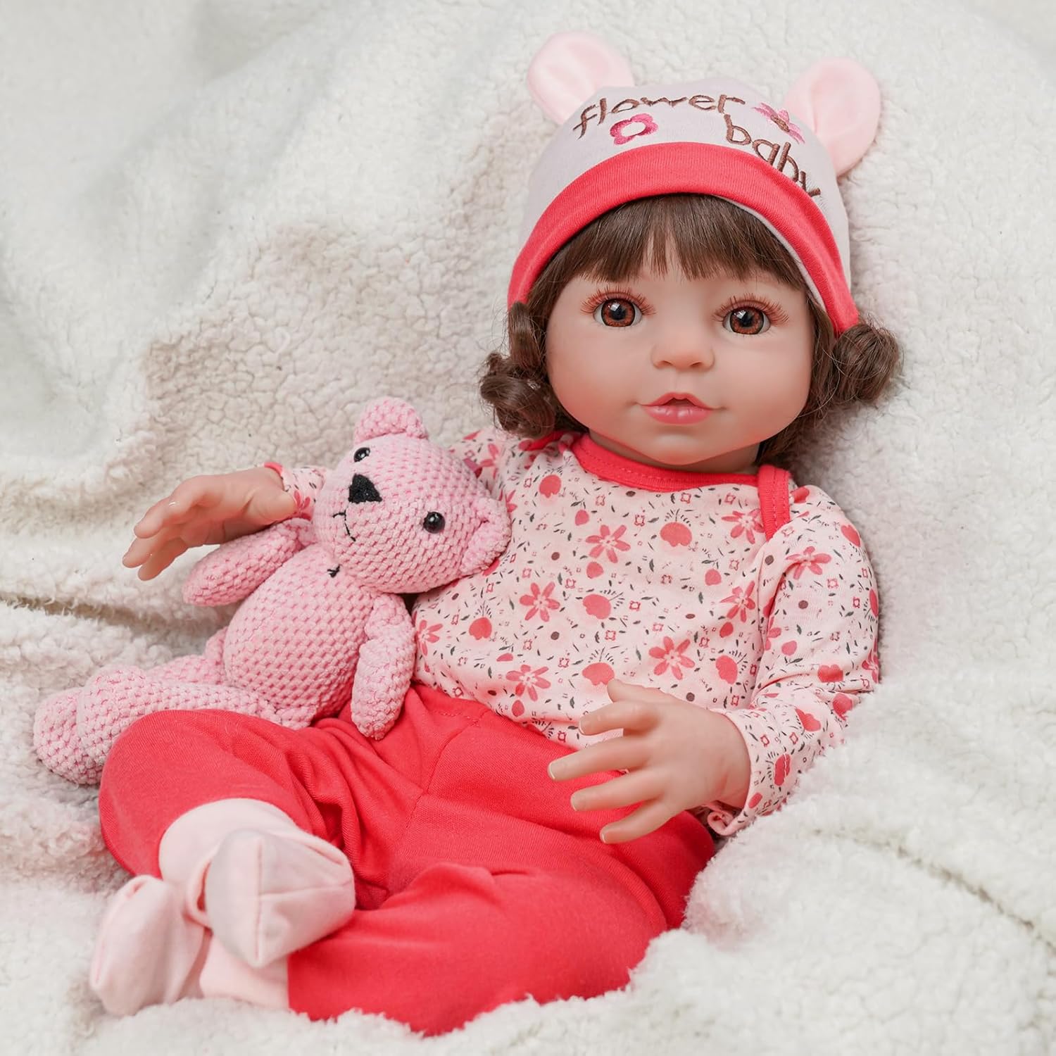 ADFO Realistic Reborn Baby Dolls 20inch Handcrafted Vinyl