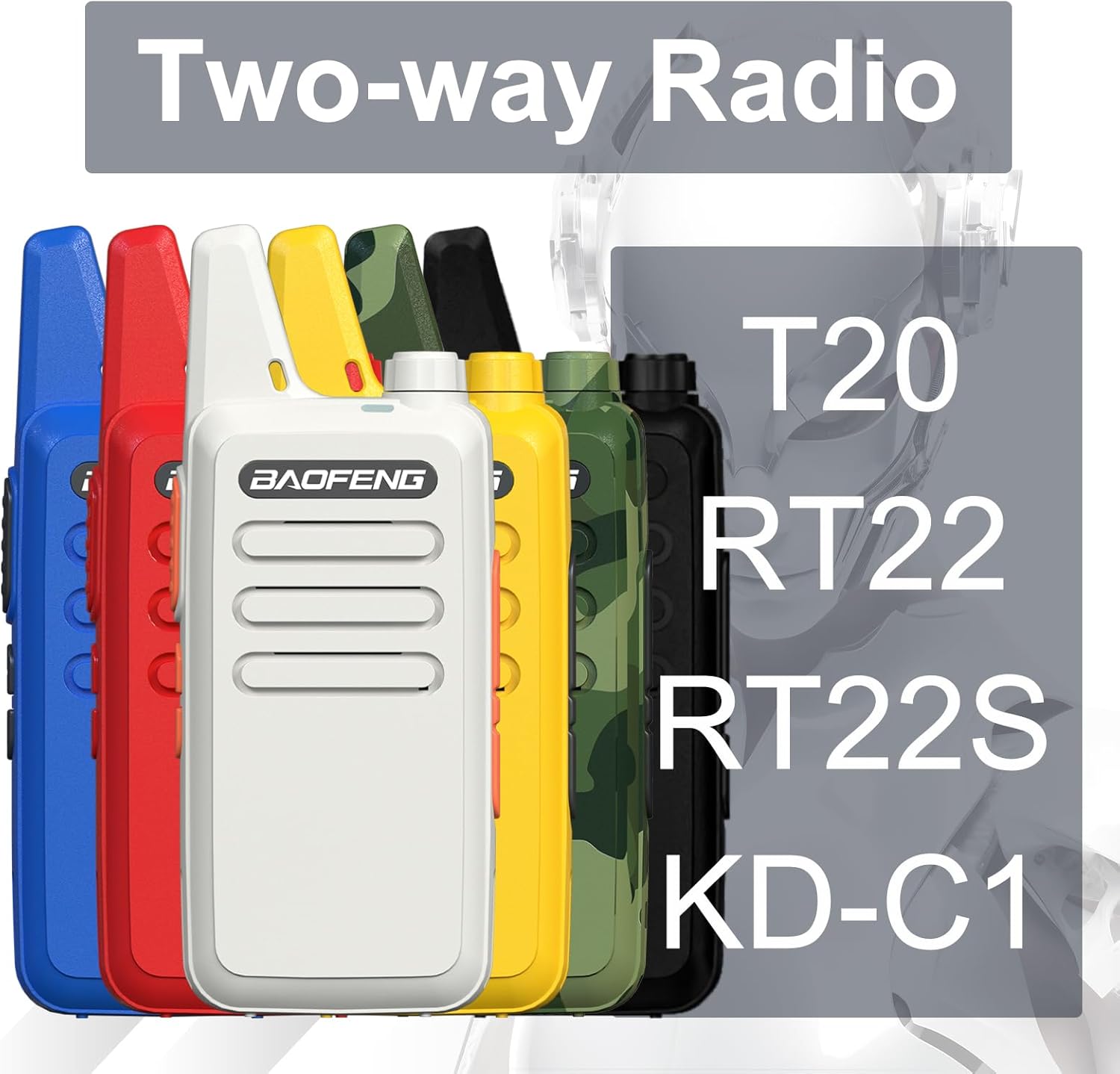 RT22 Six Way Charger Desktop KD-C1 Two Way Radio 6Way Charger Base Charging Time and Space Saving Compatible with T20 Walkie Talkie Accessories