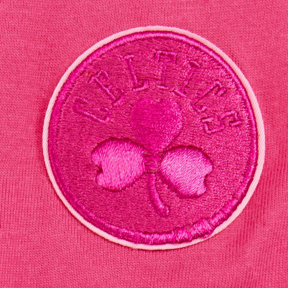 Big Girls NBA Classic Triple Pink Cotton Short Sleeve Boxy Tee