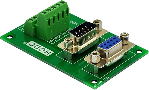 Miniatura 2 de D-SUB Módulo de interfaz de bloque de terminales de placa de ruptura macho-hembra (DB9)