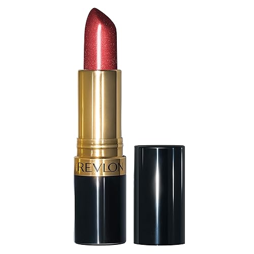 Vista 35 de Revlon Super Lustrous - Lápiz labial cremoso superbrillante, regalo de maquillaje de labios, rellenos de calcetines, sensación hidratada en nudes