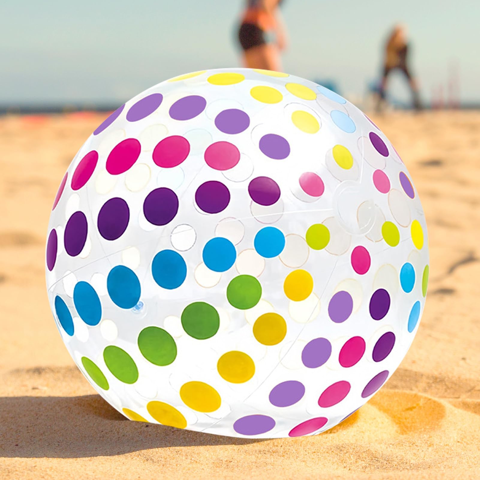 Piłka Plażowa muchiwana | Dmuchane Piłki Plażowe do Basenu - Pływająca Zewnętrzna Do Gier Wodnych I Zabawy Na Camping Jeziorem Na Urodziny Chłopców Imprezy Zewnątrz Dla Rodziny I Szkoły
