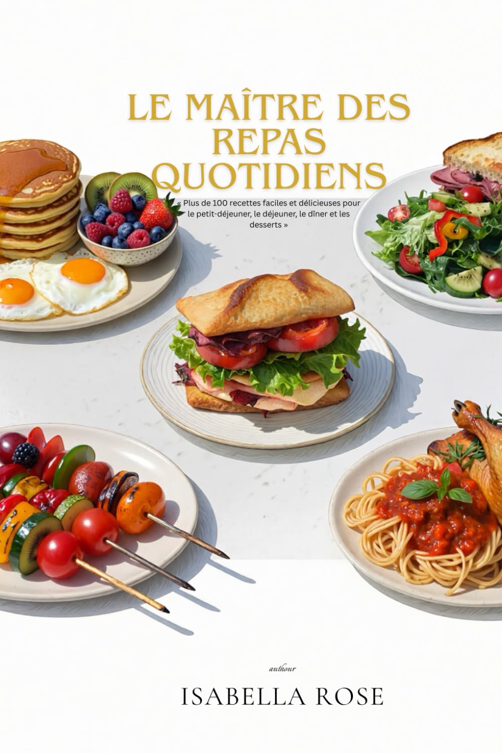 Le Maître des Repas Quotidiens: Plus de 100 recettes faciles et délicieuses pour le petit-déjeuner, le déjeuner, le dîner et les desserts
