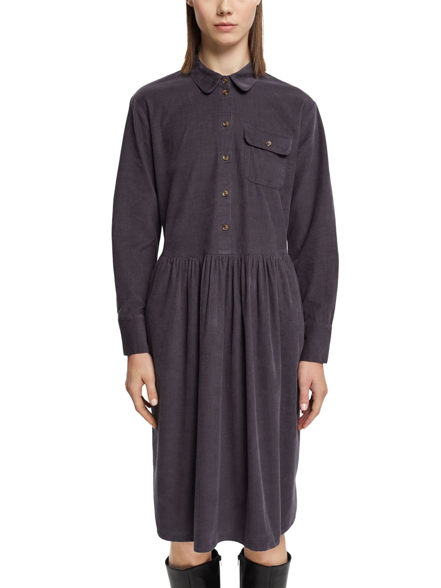 Esprit Women's 010/Anthracite 102Ee1e321 Dress, 40