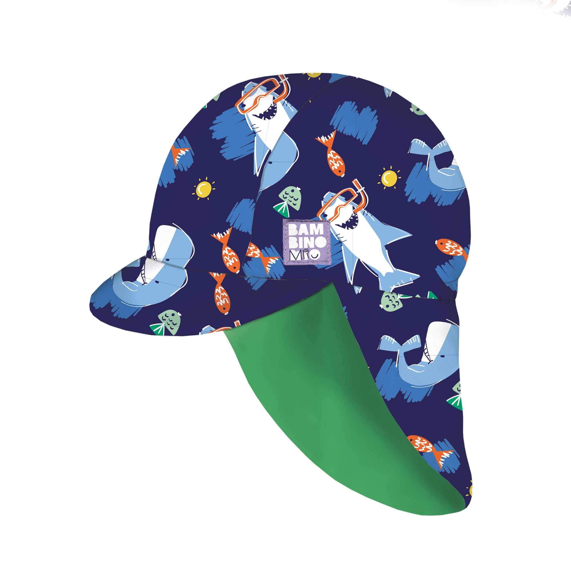 Bambino Mio, Cappellino Nuoto Sole Reversibile, Protezione UPF40+