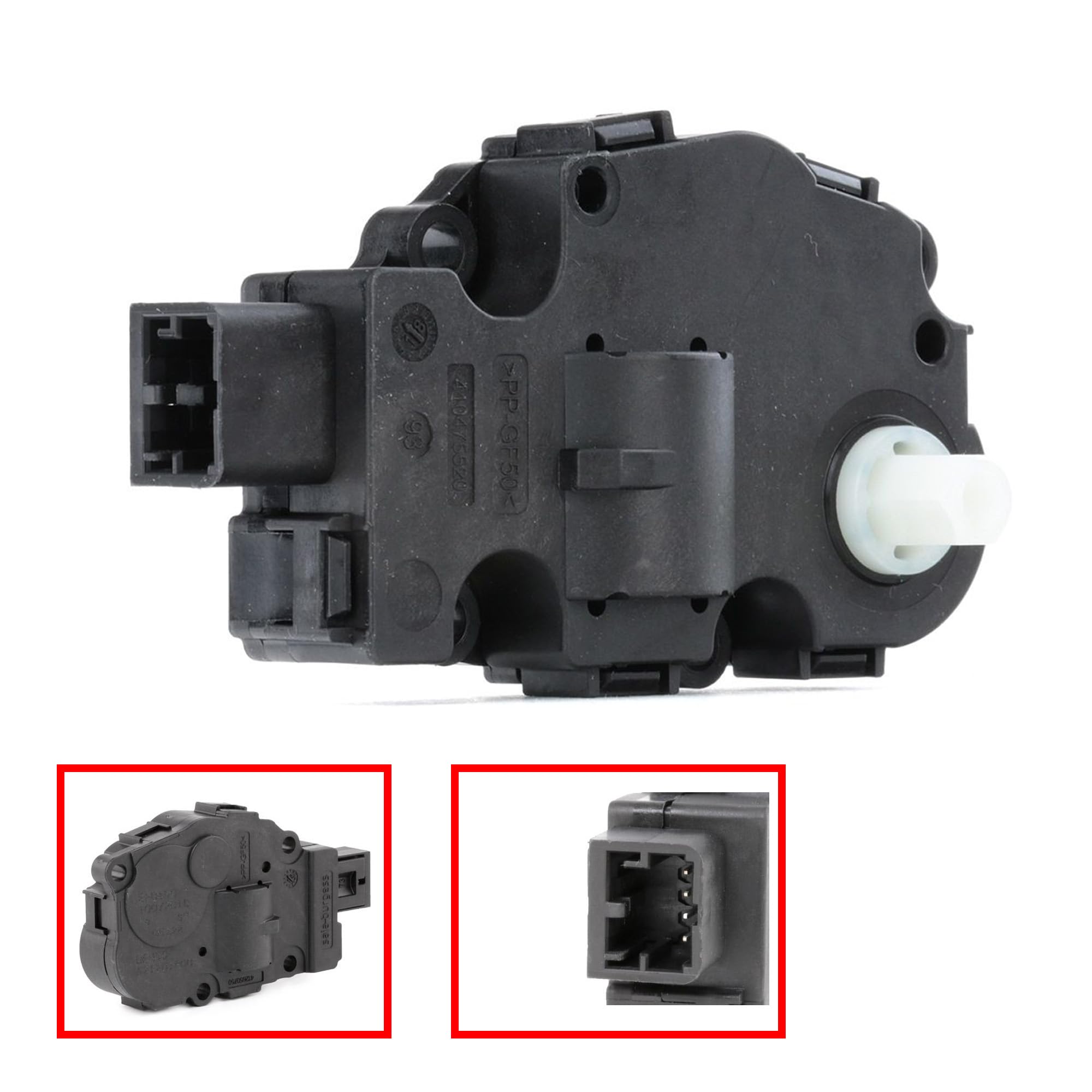 Partsline Moteur de commande de volet de chauffage compatible avec Peugeot Partner Tepee (2008-2018), Citroën Berlingo II (2008-2018), C4 Picasso équivalent à 6447.XA