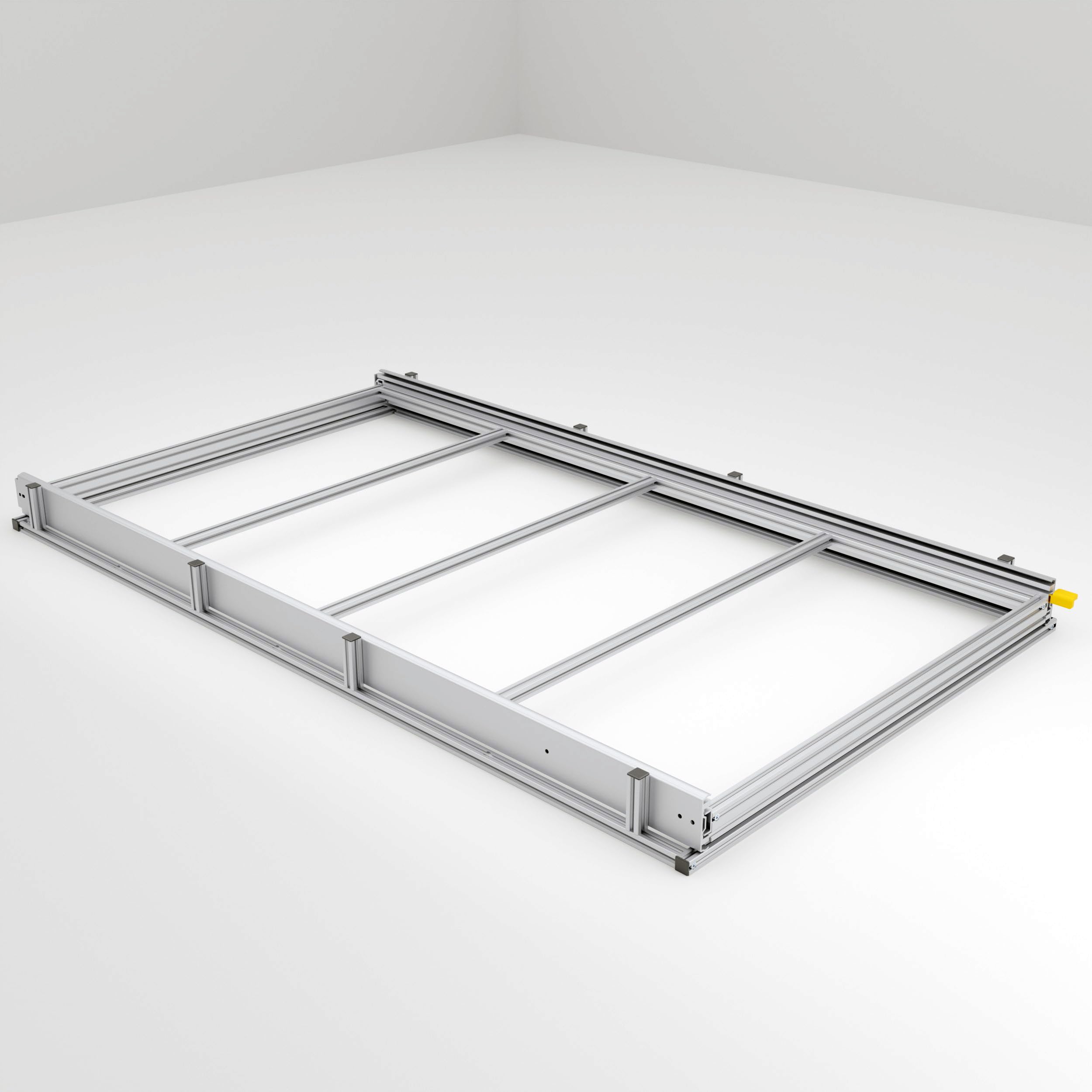 Individuelle Breite Auszug für Wohnmobile und Busse, Länge 150cm, Belastung bis 220kg (Breite: Individuell)