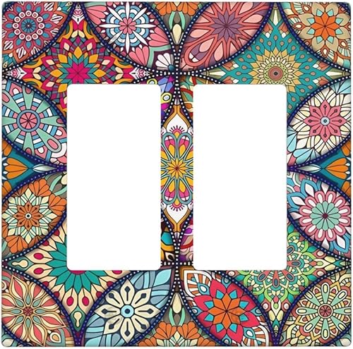 Miniatura 91 de Deep Blue Sea Turtles 1 Gang Outlet Covers Duplex Receptáculo Placa de pared Decorativa Eléctrica Placa Delantera Interruptores de Luz para Cocina