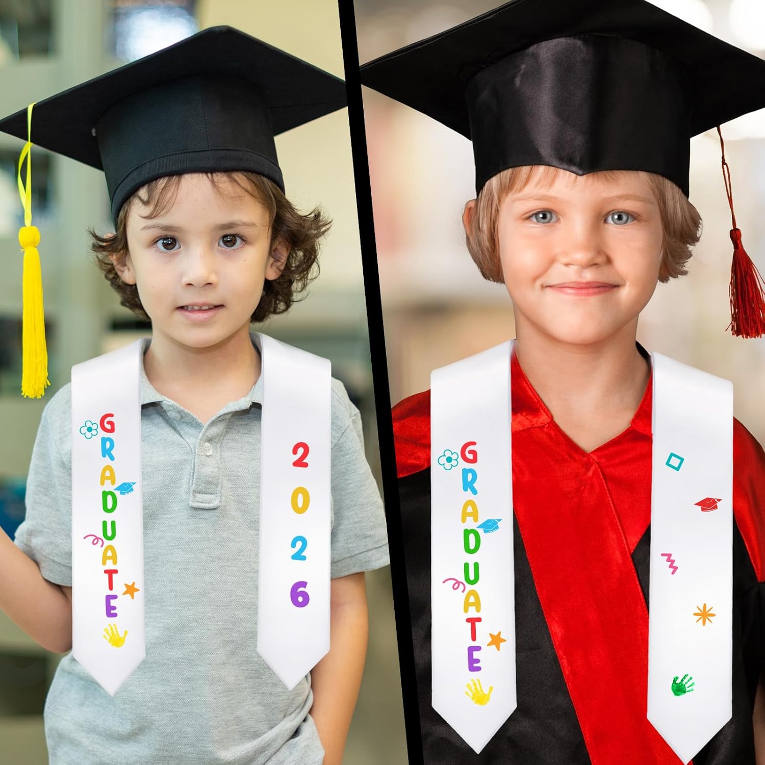 Unisex Graduation Stole Bulk Sublimation Blank Grad Sash Plain for Graduation 2026