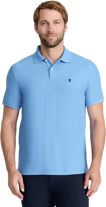 IZOD الرجال ميزة الأداء قصيرة الأكمام أزياء بولو قميص
