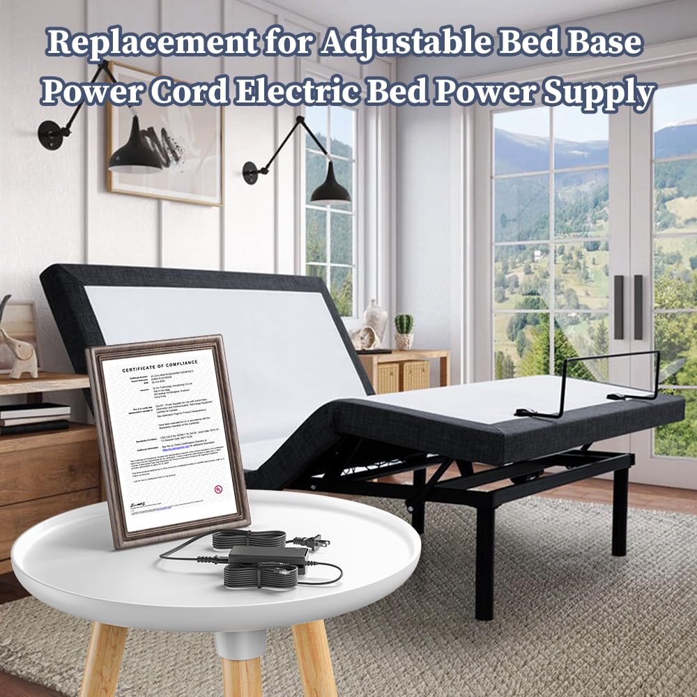 T-POWER 29V Charger For Sven & Son Adjustable Bed Frame - Replacement Power Supply
