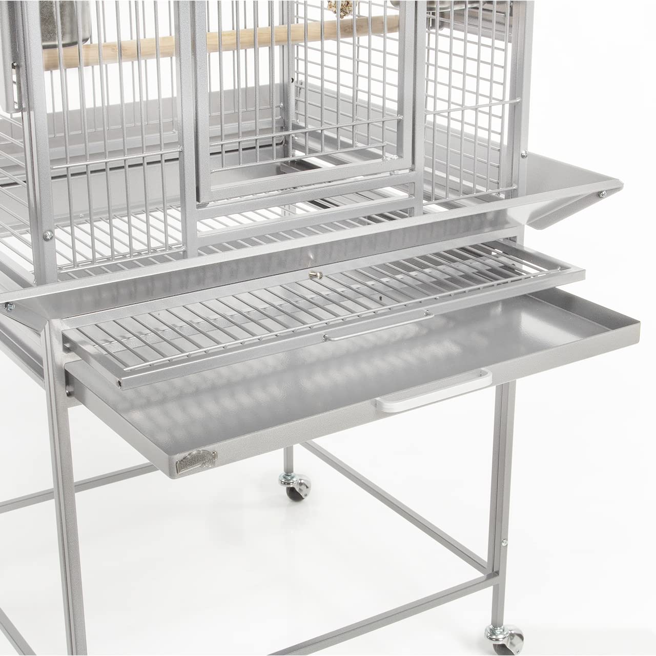Montana Cages | Käfig, Voliere Finca Dome mit Rundbogendach - Platinum der Vogelkäfig für Sittiche & Papageien