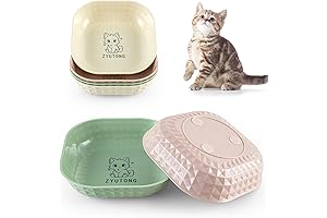 6-Pack Plastic Cat Bowls