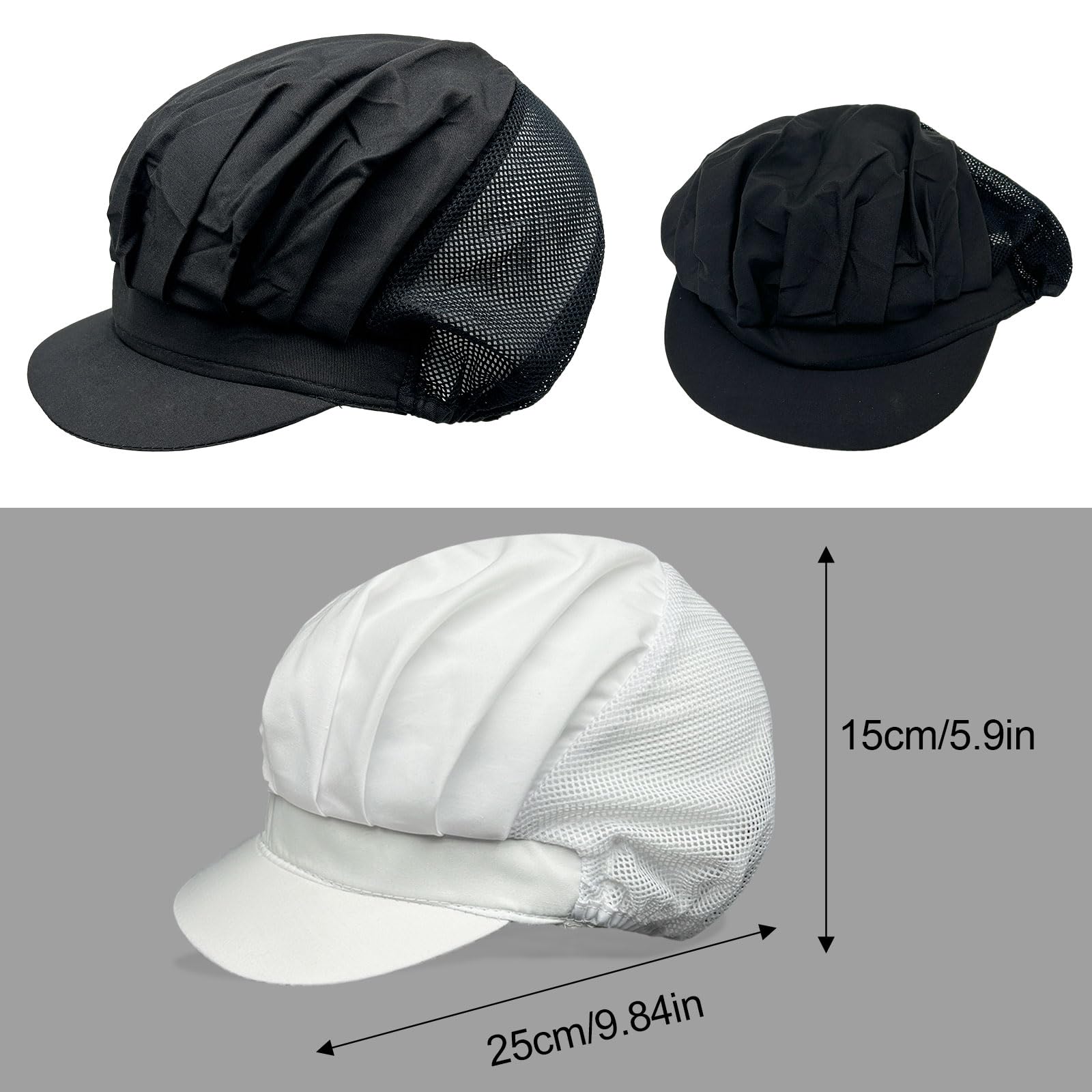 Cappello da Cuoco 4 Pezzi