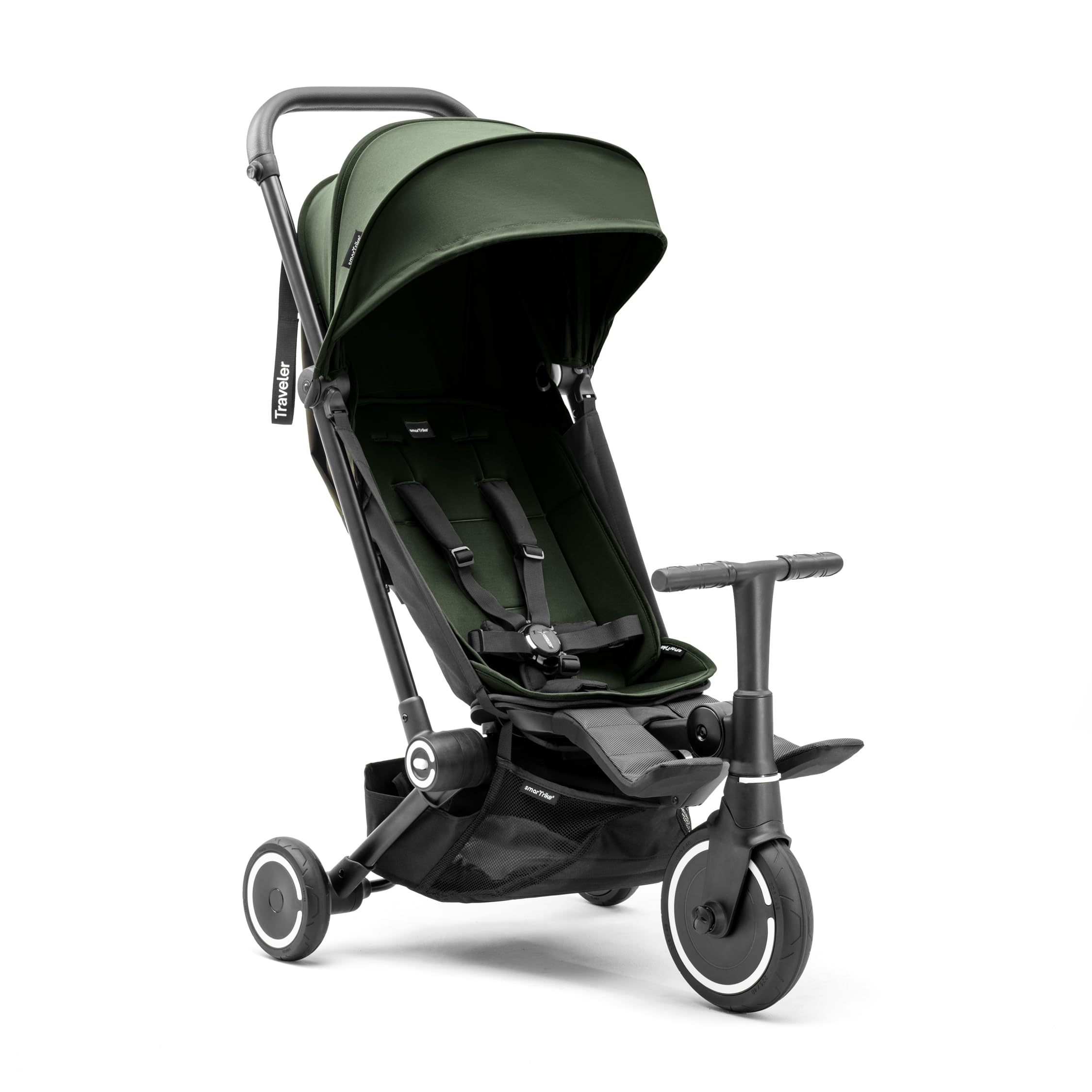 Smartrike Traveler In Stroller Tricycle Forest Green