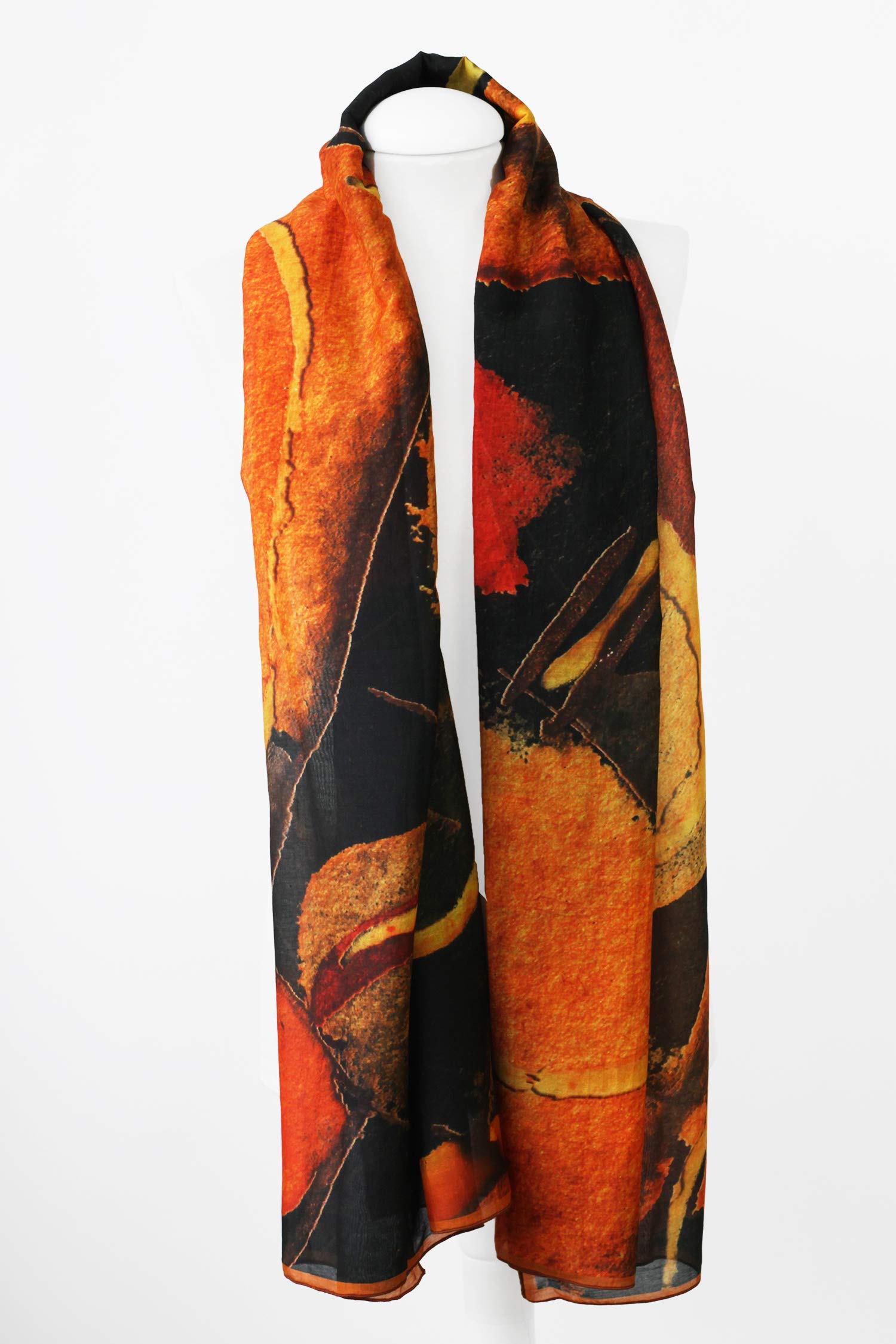 Seidentuch "Picasso Art" - Kunstvolles Design mit dicken Pinselstrichen