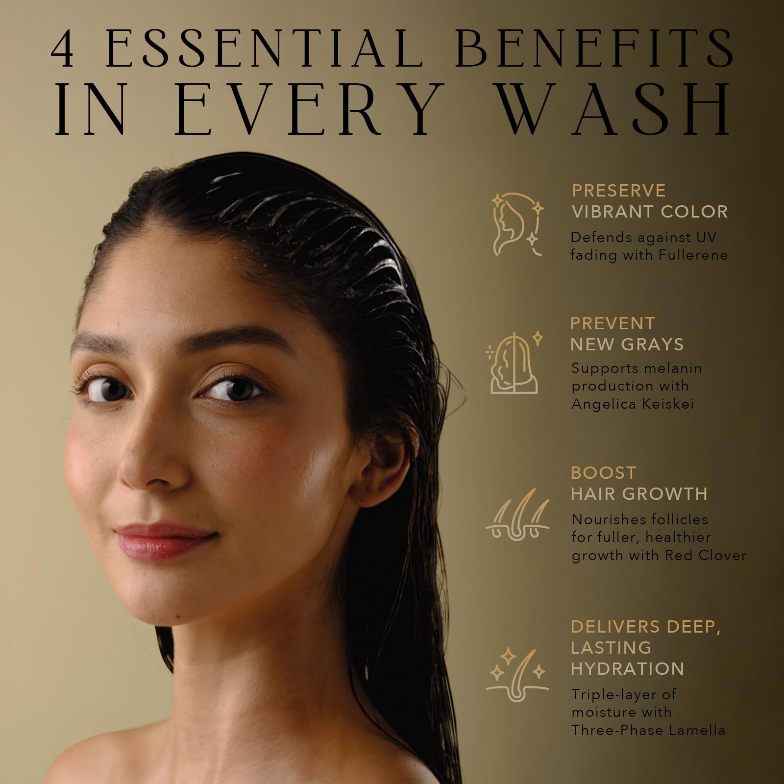 Kiwabi Root Vanish Hair Conditioner for Women – Color & Damage Protection
