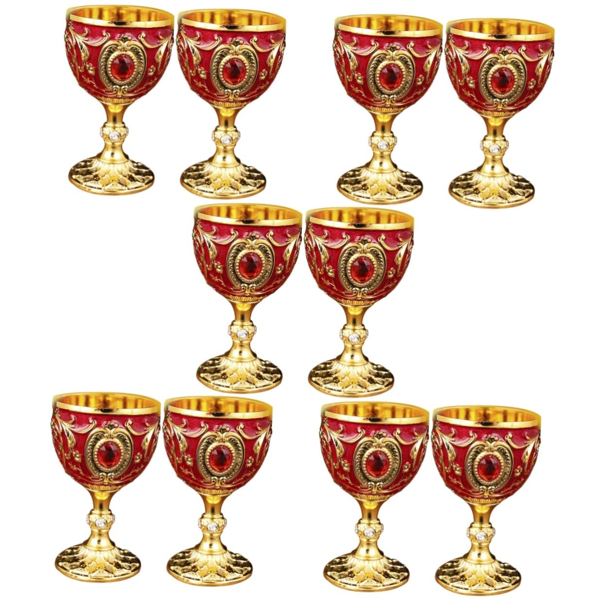 Verres à liquor vintage TOPBATHY tasses à vin de style européen pour whisky et cocktails