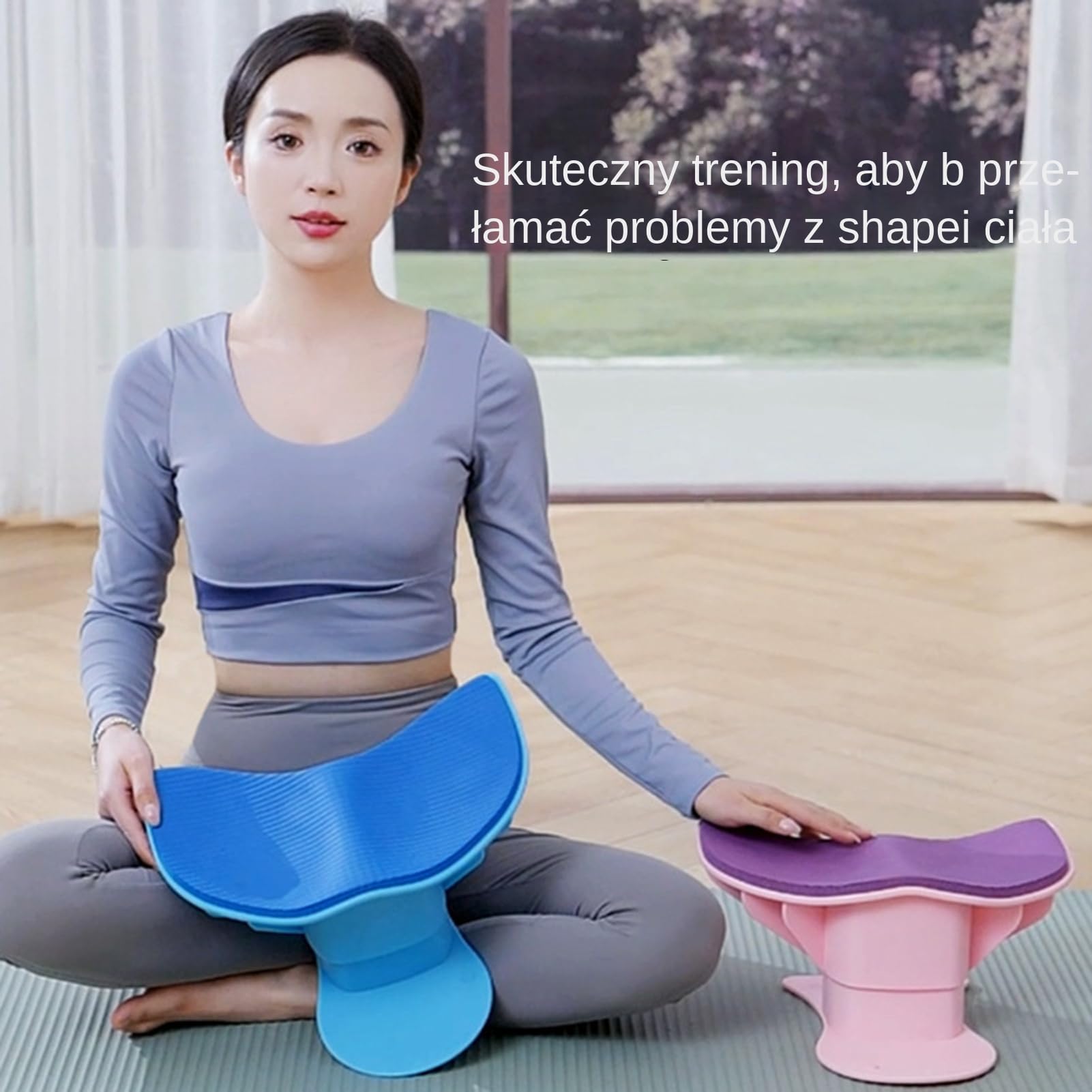 Trener Mięśni Pośladków | Przewiewny Ergonomiczny Sprzęt Fitness | Domowy Sprzęt Do Ćwiczeń i Pośladków - na Użytek w Salonie, Siłowni, Sypialni, Domu oraz dla , Żony, Sióstr, Rodziny i