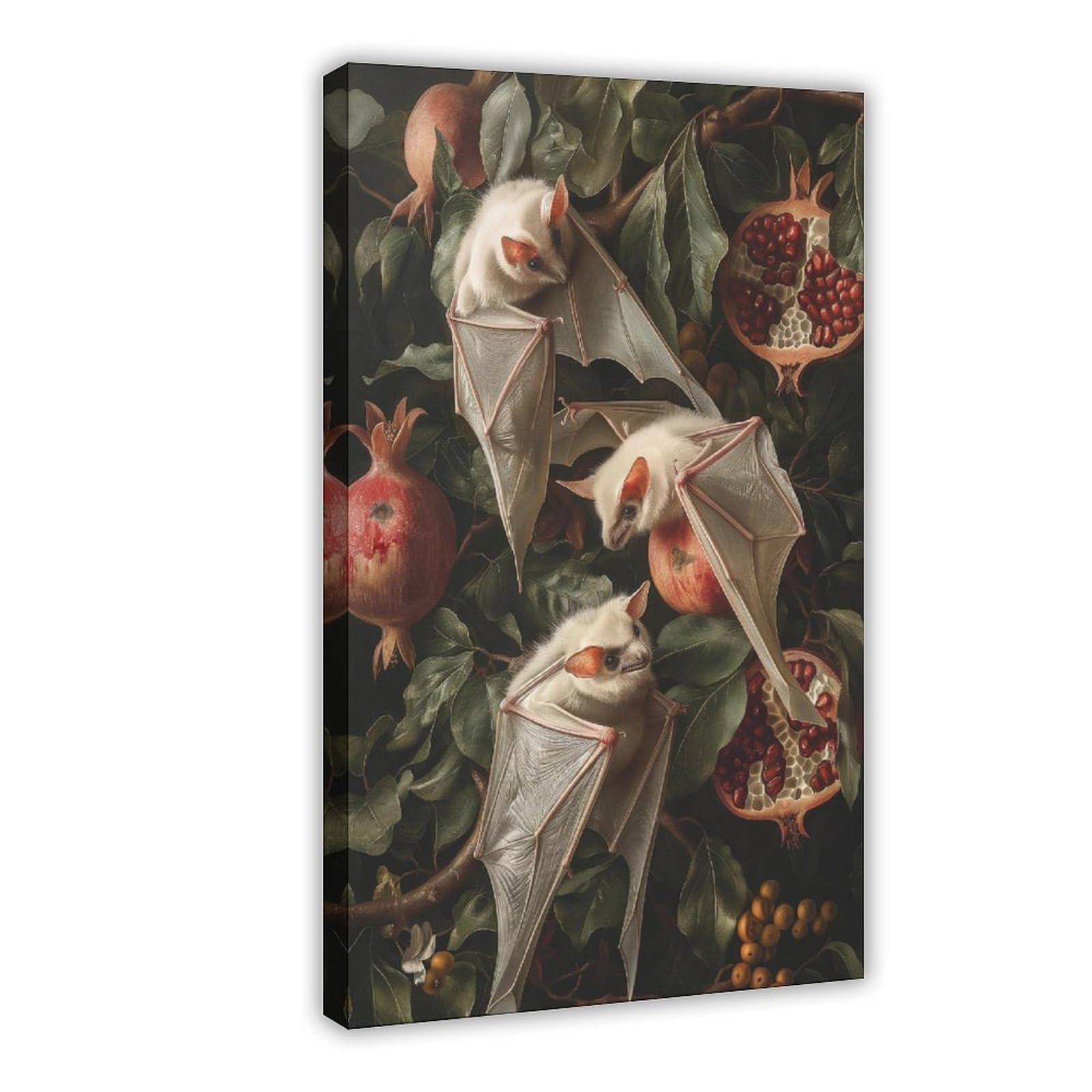 YWTJAX Gothic Bat Poster Canvas Poster for Dorm Room Decor Gift
