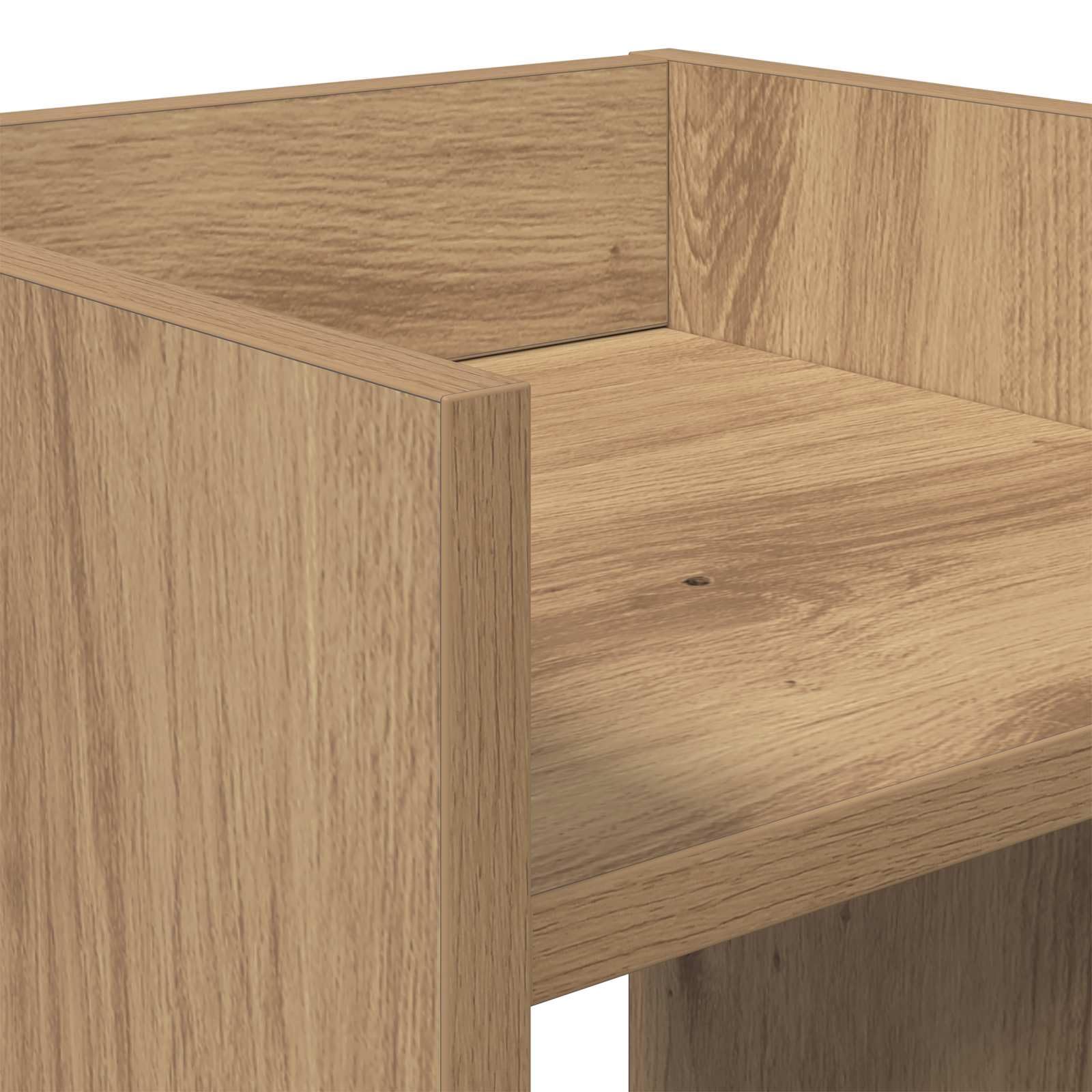 Supporto per piante in rovere Artisan, 30 x 30 x 100 cm, in legno