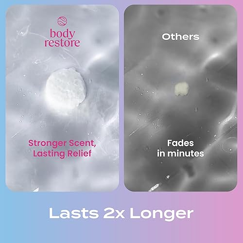 Vista 23 de Body Restore Shower Steamers - Paquete de 15 unidades de aromaterapia, rellenos de calcetines de Navidad para hombres, regalos de cumpleaños