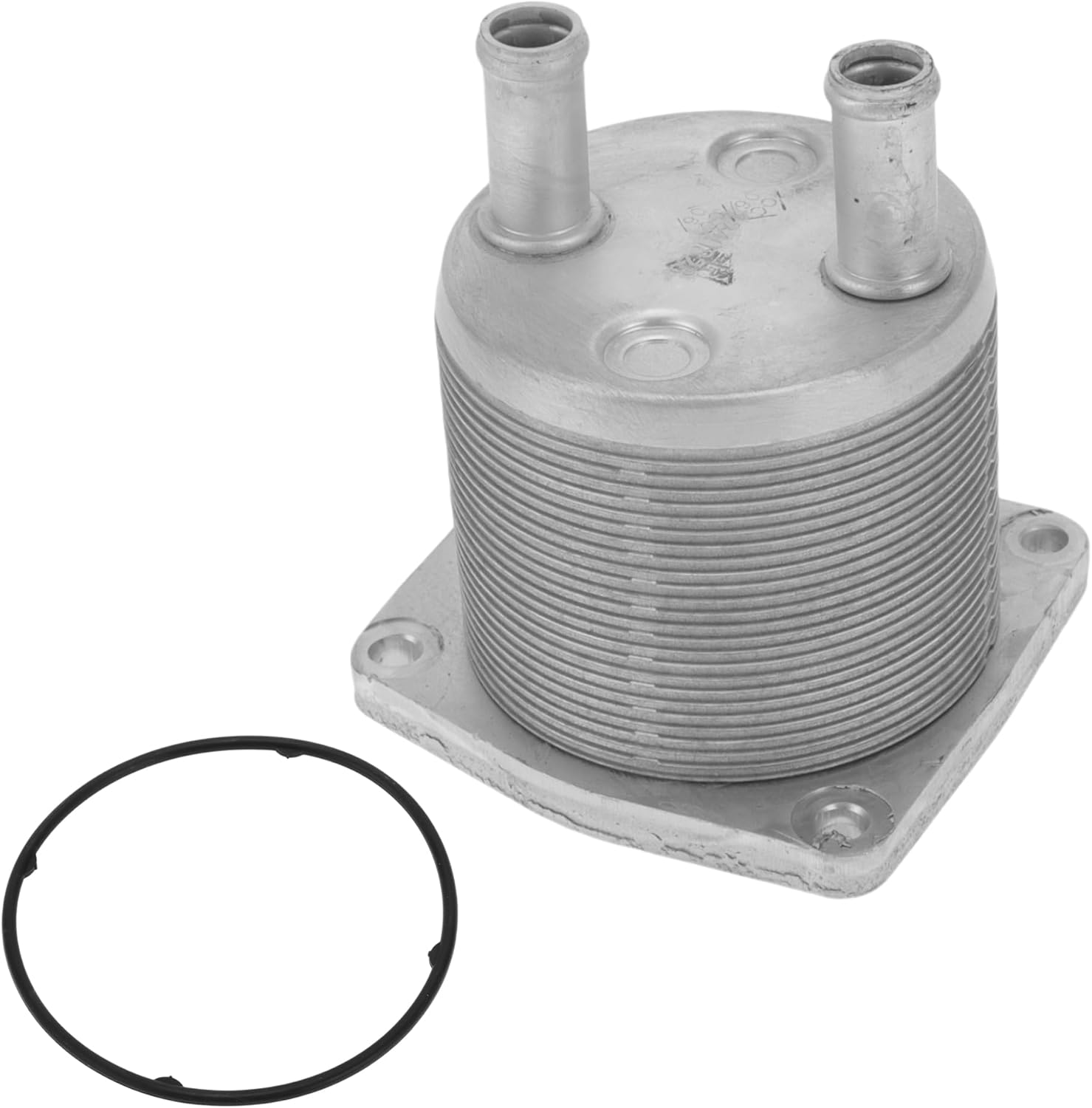 1 Pc Engine Oil Cooler for Mitsubishi Outlander Transmission Oil Cooler with O-ring Seals No.2920A108 Silver Tone Aluminum Alloy