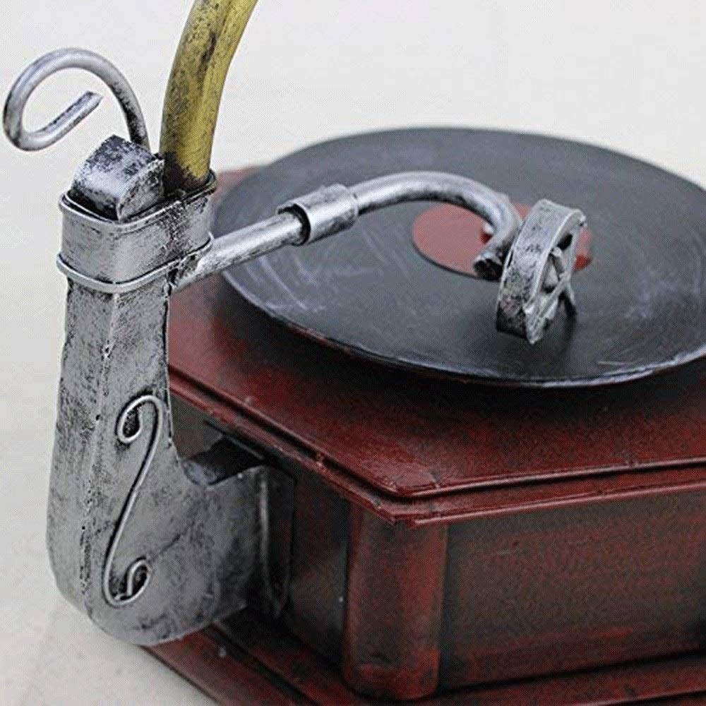 Giradischi Bluetooth con altoparlanti stereo integrati e ingresso audio da 3,5 mm per riproduzione di musica digitale e vinile