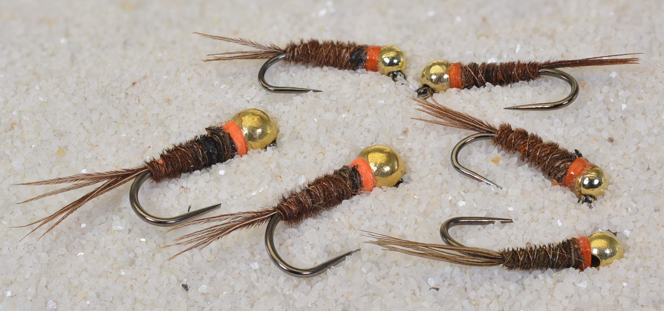 Region Fishing Tungsten Bead Hot Spot Pheasant Tail Jig Fly - Euro Nymph - Hanak Hooks