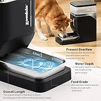 Vista 3 de Automatic Dog Water Dispenser 11L with Stainless Steel Bowl, Gravity Extra Large Capacity Water Bowl for Large-Sized Dogs, 3 Gallon Pet Waterer 100%