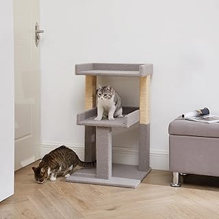 Lulu Large Cat Tower by Naomi Home Gray