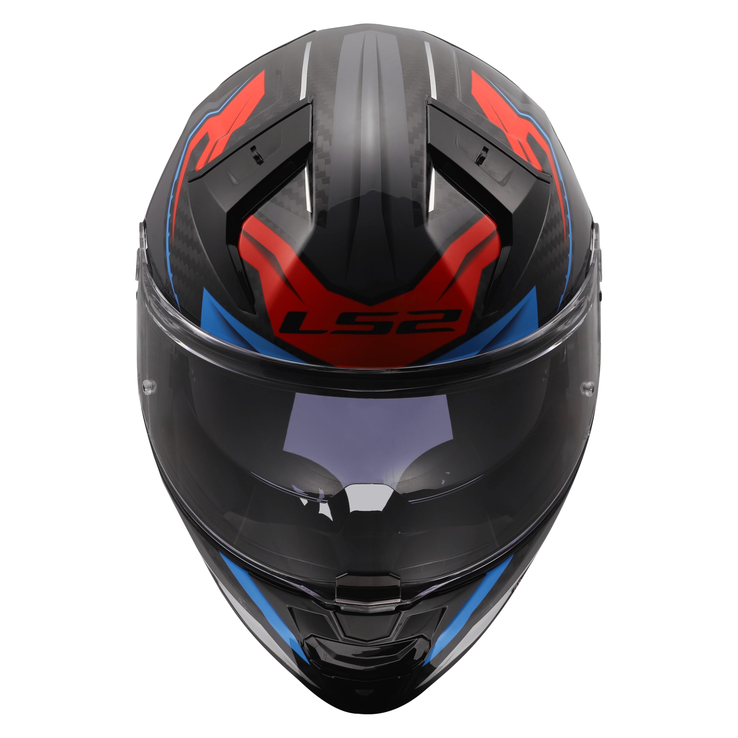 LS2, Casco Moto Integrale VECTOR II CARBON SAVAGE White Blue Red, M