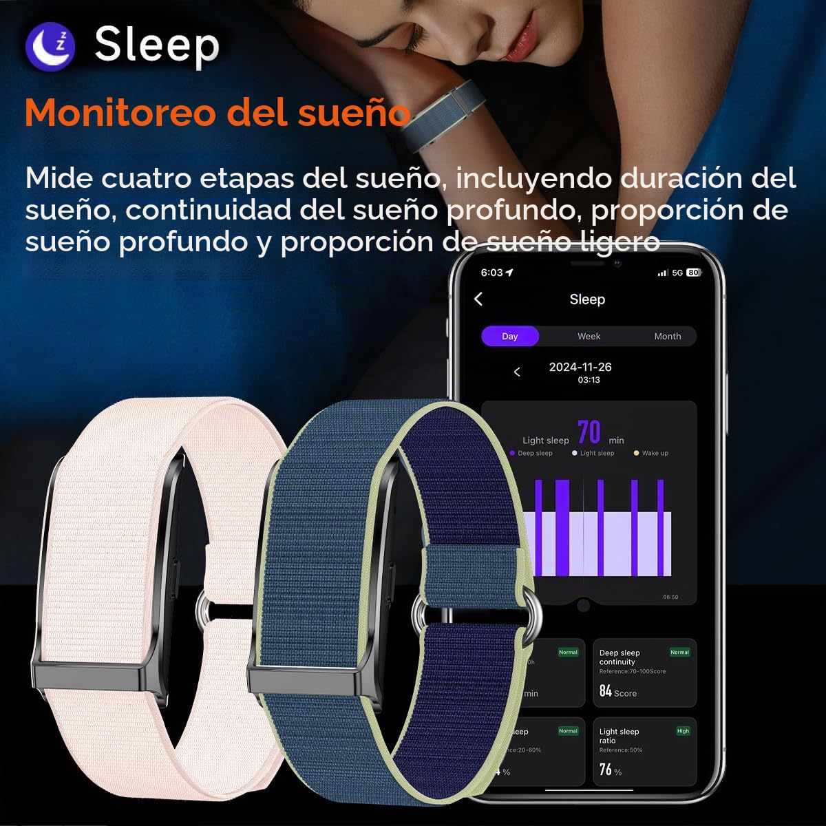 Pulsera Inteligente Fitness Tracker Hombres, 127 Modos Deportivos Rastreador Sueño, Smart Bracelet 10M Agua, Monitor de Actividad Diaria con Despertador y Notificaciones, Pulsera d
