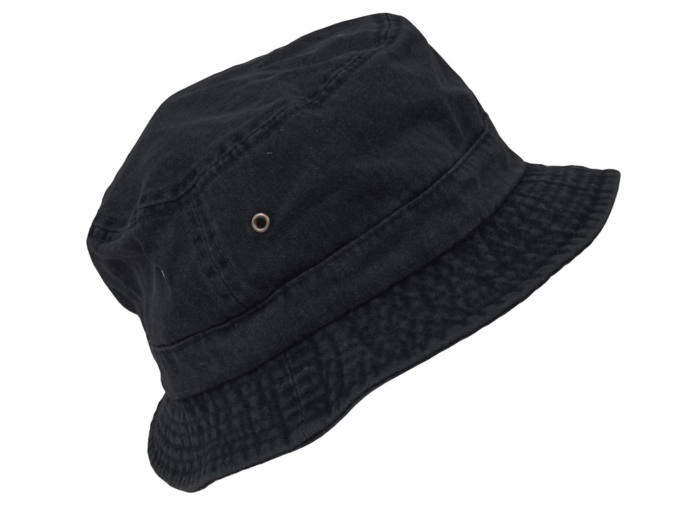 MG Washed Bucket Cap Hat (Black, Small/Medium) at Amazon