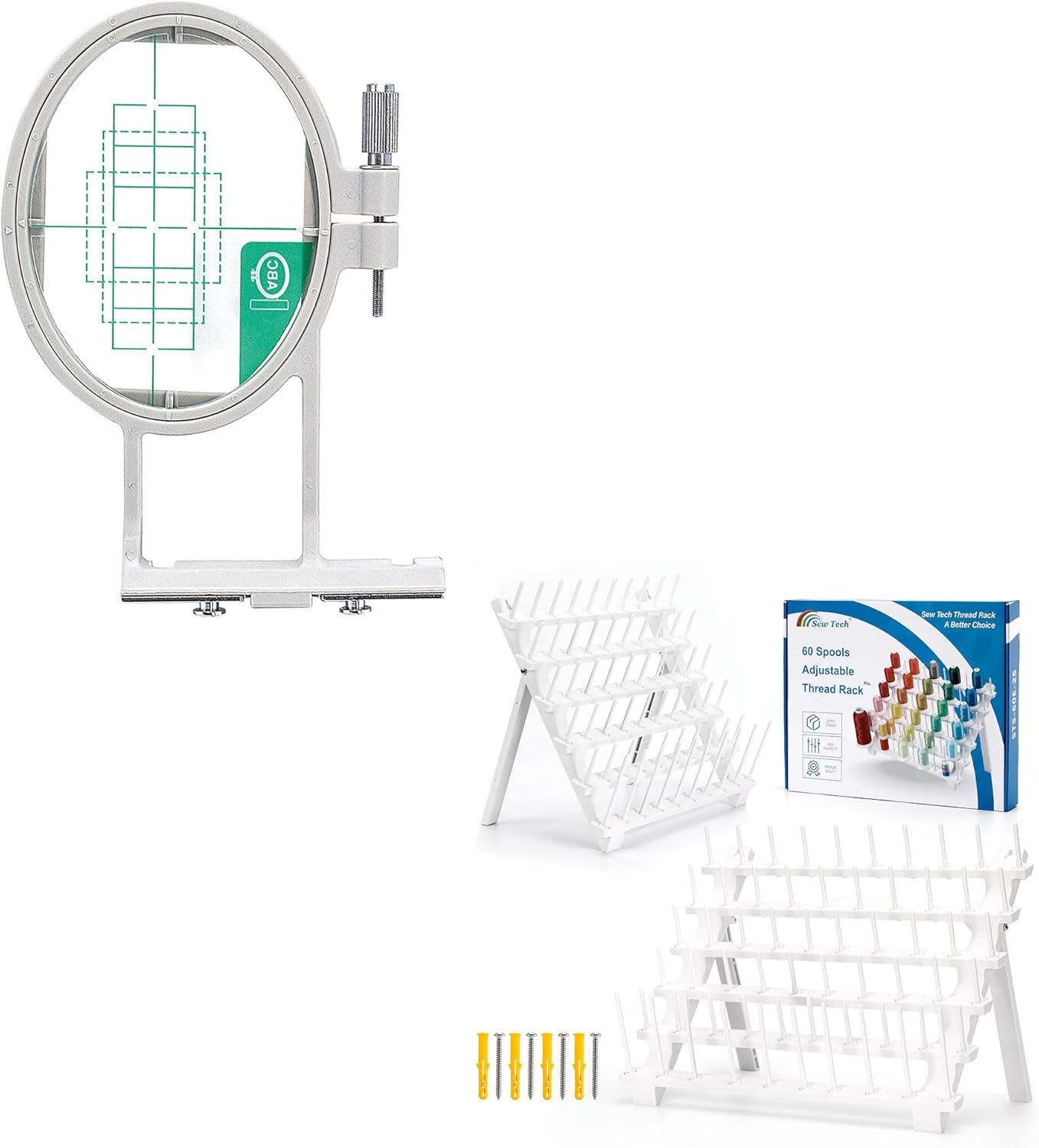 Sew Tech SA431 Embroidery Hoops for Brother SE600 SE400 SE700 SE625 SE425 PE550D