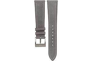 Handmade Nubuck Leather Watch Band for a Refined Look