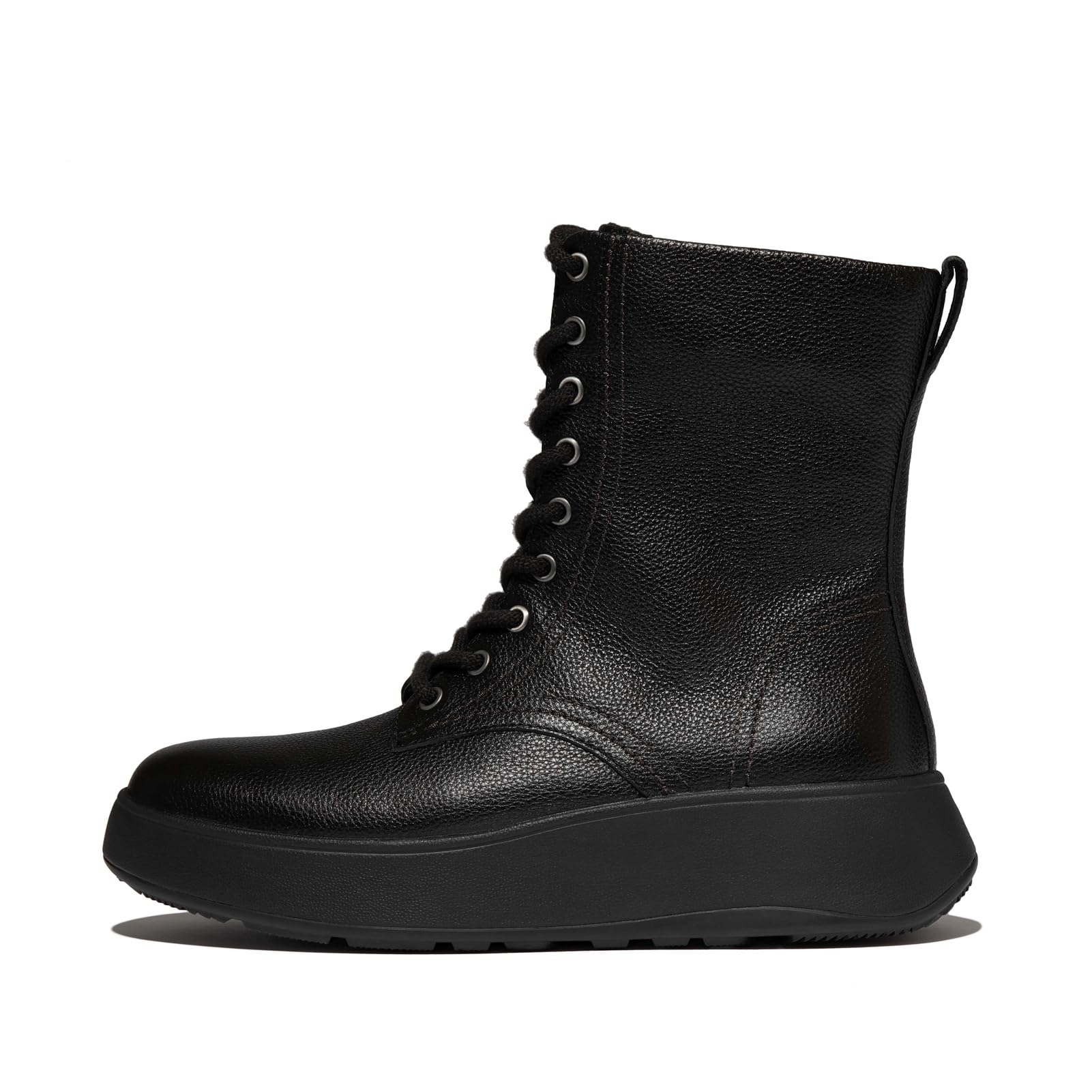 Fitflop F-Mode Stitch Warm Tumb. Leather Laced Ankle Boots, Botas Cortas al Tobillo Mujer