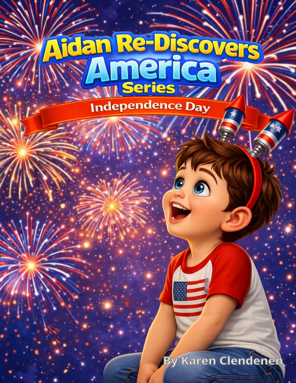 Aidan Re-Discovers America: Independence Day – A Children’s 4th of July Story About American History for Kids
