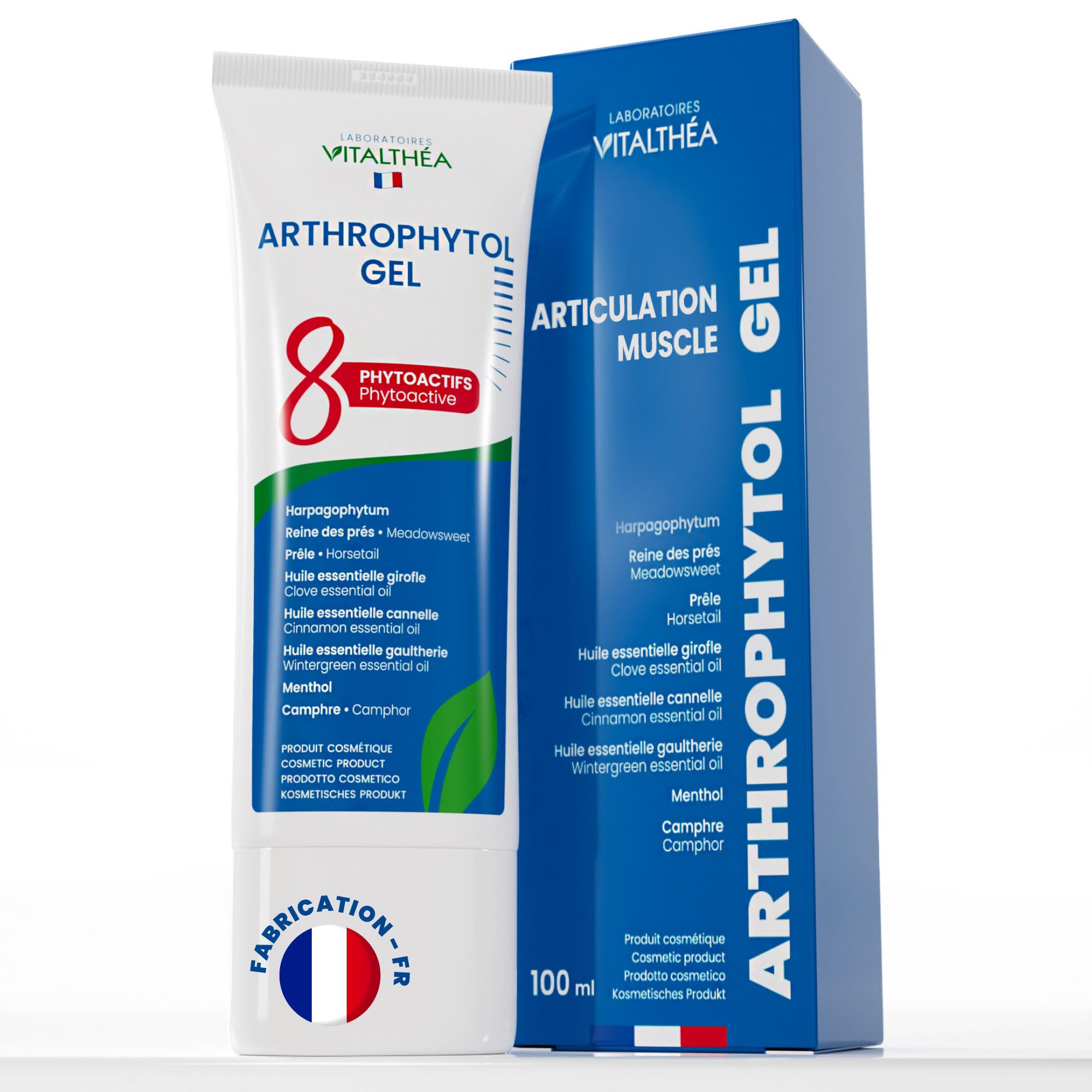 Gel De Massage Arthrophytol 100ml - Anti-arthrose, Anti-douleur, 8 Actifs Naturels, Made In France