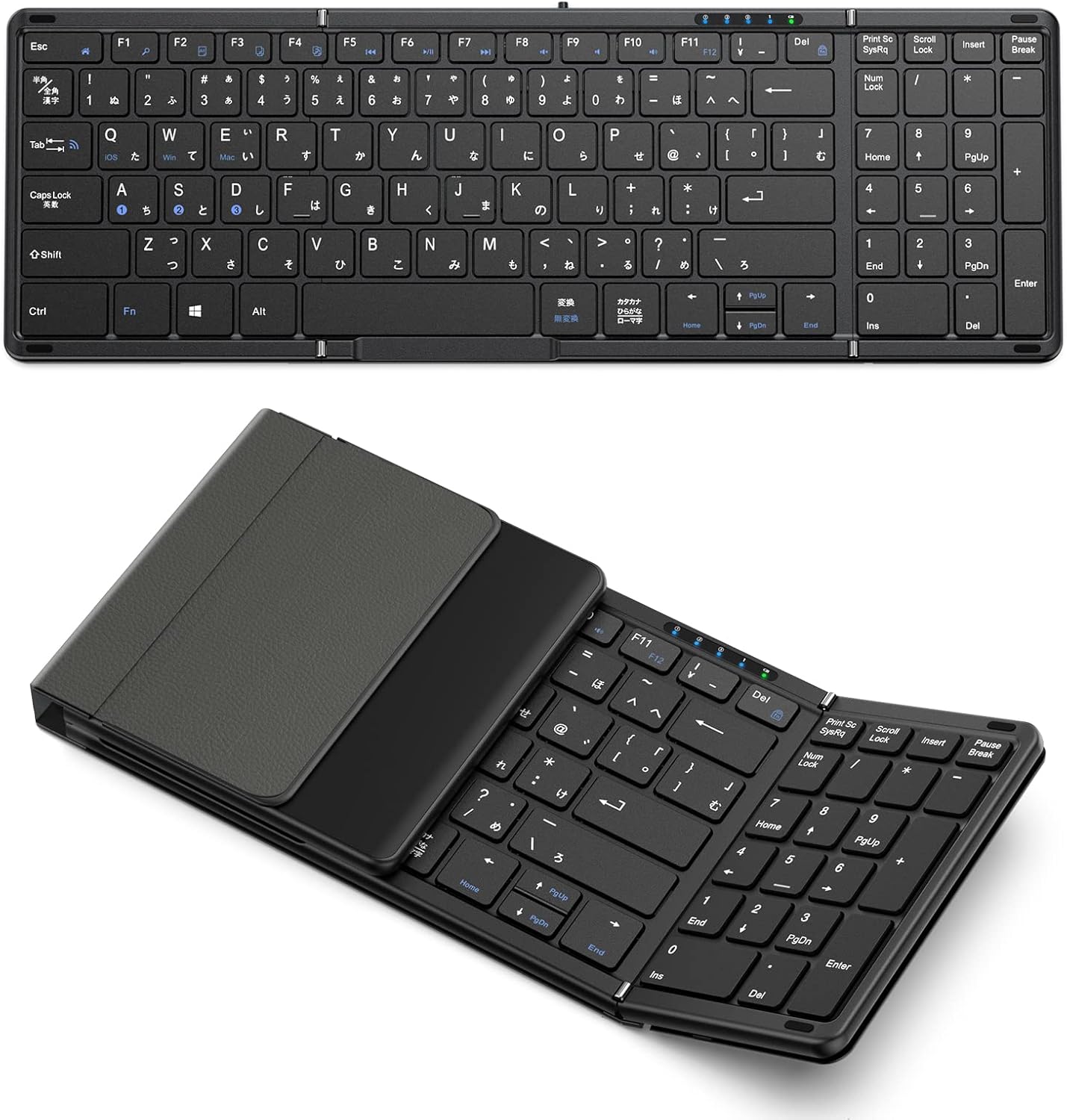 Amazon.co.jp Omikamo Bluetooth Keyboard, Foldable, Wireless Keyboard