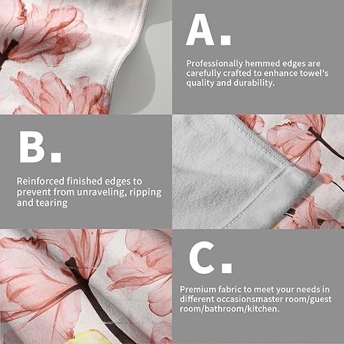 Vista 388 de Giwawa Juego de 2 toallas de mano de pino con ciervos del bosque, toallas de baño, suaves y absorbentes, para bar, bar, cocina, hotel, spa, Ciervo