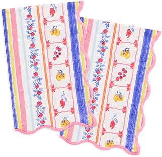 xo, Fetti 25 Italian Capri Paper Napkins | Summer Party Amalfi Lemon Decor