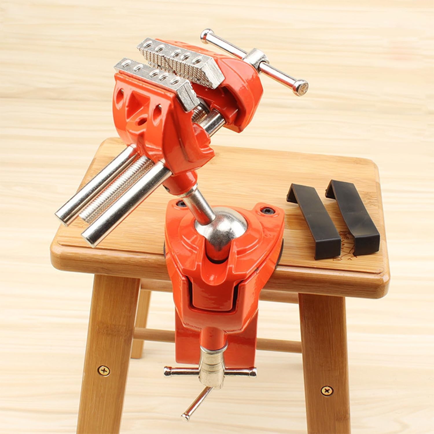 Workbenches Clamp Benches Vise Cast Steel Clamp With Smooth Rotation For Light Duty Home Applications Heavy Duty Cast Steel Vise