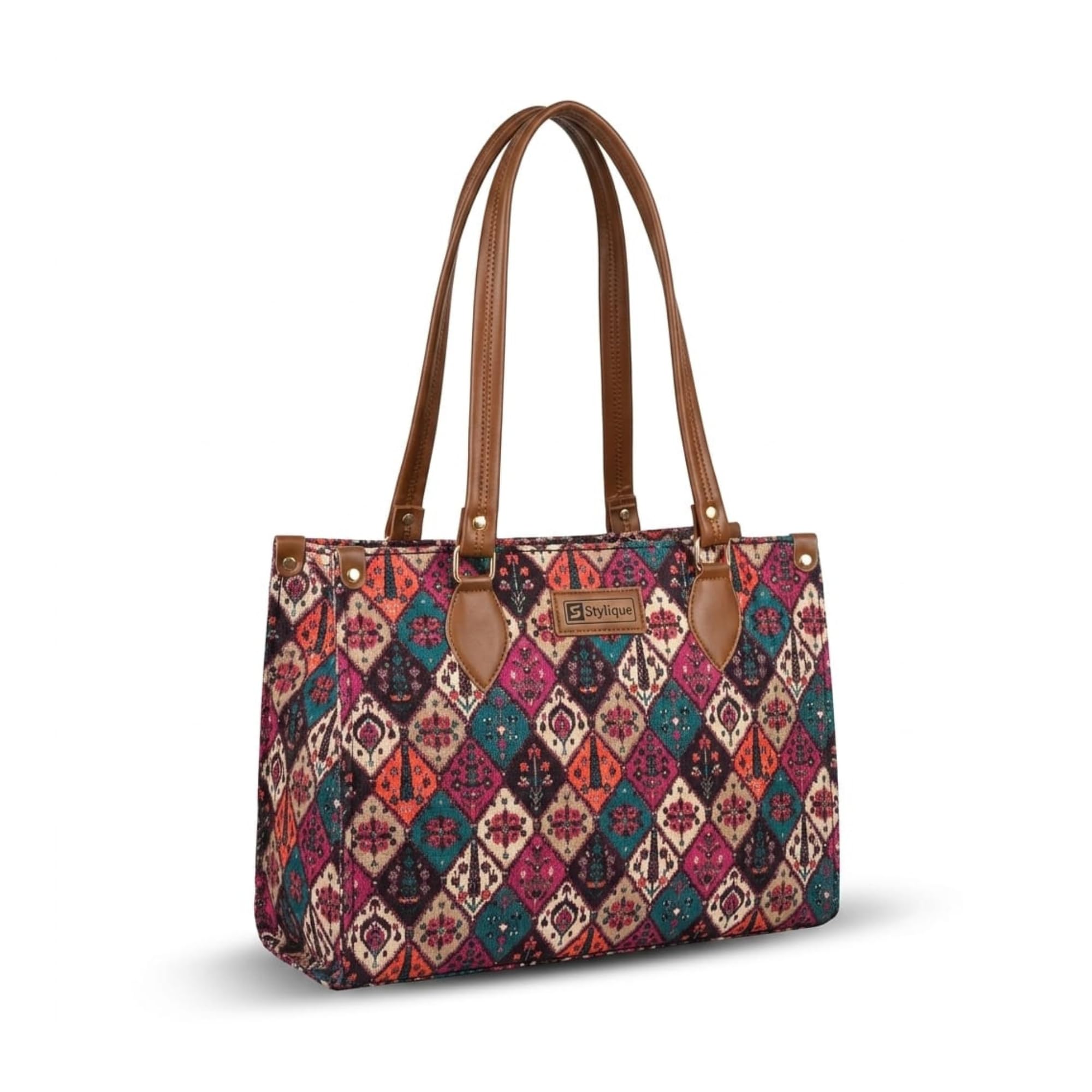 stylique Jute Hand Bags for Women Stylish | Handbags for Women Big Size | Tote Bag for College Girls | Jute Tote Bag for Woman for Office, Shopping & Daily Use - 14 Inches-picture-46