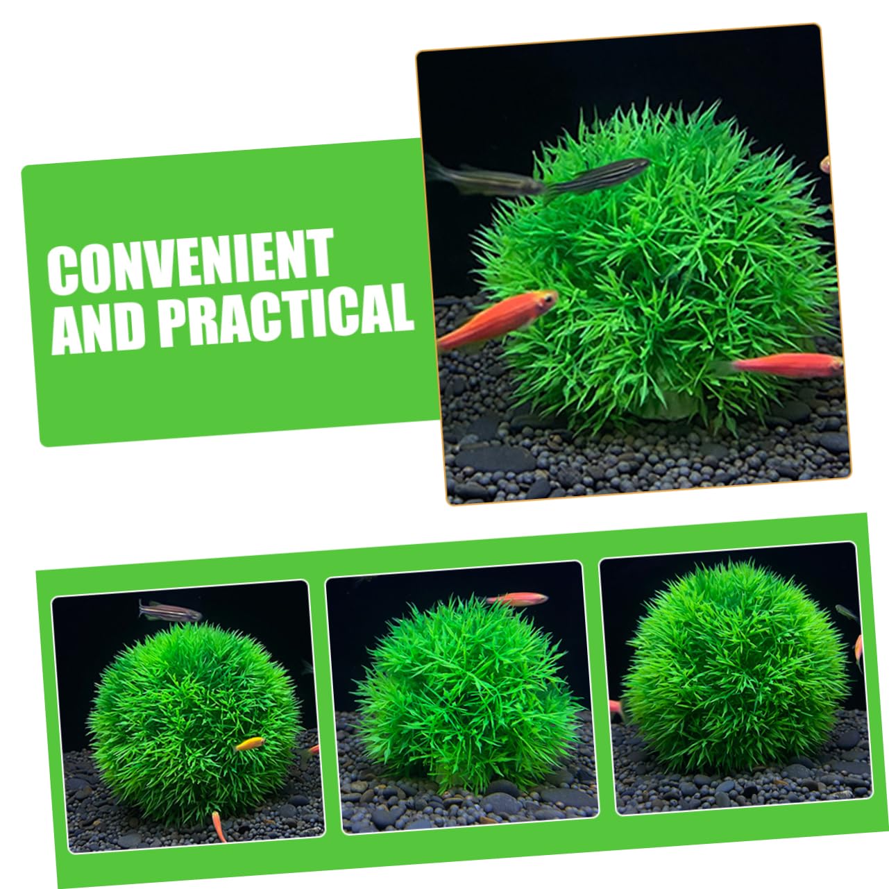 Ciieeo 4 Juegos De Plantas Artificiales para Acuario Decoración De Peceras Plantas Acuáticas Simuladas para Estanque (2 Unidades)